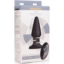 XR Brands Rimmers Model R Πρωκτική Σφήνα Ασύρματη με Δόνηση 14cm Μαύρη