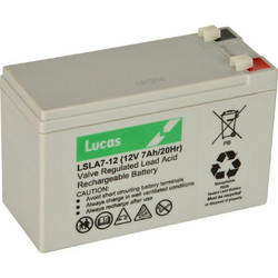 Lucas LSLA7-12 Μπαταρία Vrla 12V 7Ah