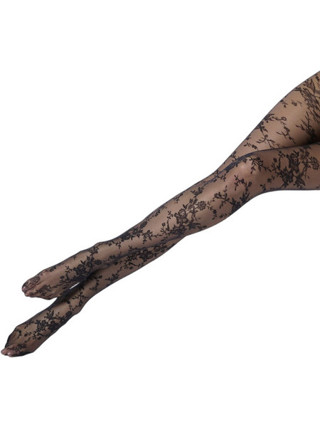 Oroblu Seductive Lace Καλσόν 20 Den Floral Μαύρο 23014