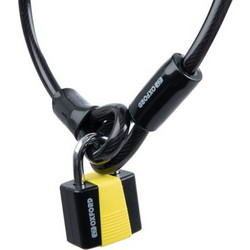 Oxford Loop Lock10 Αντικλεπτική Αλυσίδα Μηχανής με Κλειδαριά 180cm 19mm Μαύρη