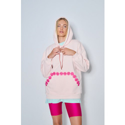 PCP Γυναικείο Φούτερ Oversized με Κουκούλα & Τσέπες Nude 2024S53-0000
