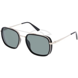 Invu INIB12510 A Ανδρικά Γυαλιά Ηλίου Aviator Μεταλλικά Μαύρο Χρυσό με Μαύρο Φακό