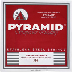 Pyramid 187642 Χορδή Ηλεκτρικού Μπάσου Stainless Steel 20"