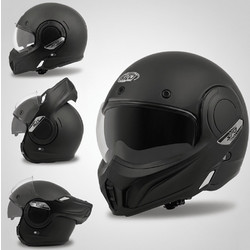 Faseed SPD 707 Reverse Matt Black Κράνος Μηχανής Crossover / Modular 1750gr