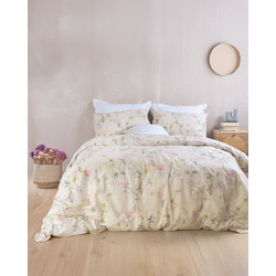 Rythmos Σετ Σεντόνια Υπέρδιπλα Βαμβακερά 230x260 Next Benetita Εκρού