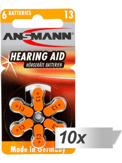 Ansmann Zinc Air 13 60τμχ