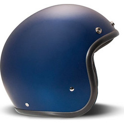 DMD Retro Matt Deep Blue Κράνος Μηχανής Jet