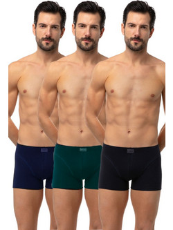 Minerva Sporties Ανδρικά Μποξεράκια Σετ 3Pack 90-23026-002-162