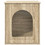 vidaXL Ξύλινo Σπιτάκι Γάτας 53x52x62cm Μπεζ 8000709