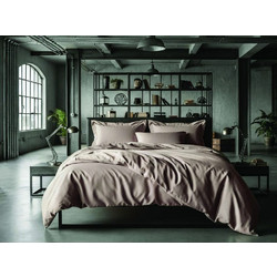 Makis Tselios Σετ Σεντόνια Υπέρδιπλα Βαμβακοσατέν 240x270 Loft Beige