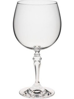 Rona Σετ Ποτήρια Κοκτέιλ Γυάλινα Κολωνάτα Gin Tonic Bar 630ml 6τμχ 0803504