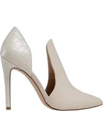 Steve Madden Γόβες Δερμάτινες με Τακούνι Στιλέτο Λευκές SM11001423-03001-287