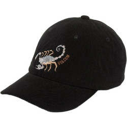 Volcom Mickey Mason Ανδρικό Καπέλο Jockey Κοτλέ Μαύρο D5512631-BLK
