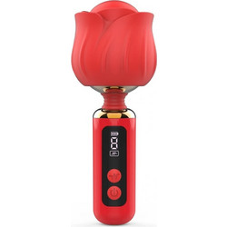 Guilty Toys Mini Rose Massage Vibrator Κλειτοριδικός Δονητής 12.6cm Κόκκινος