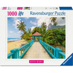 Puzzle Ravensburger Colorful Bridge in Malaysia 1000 Κομμάτια