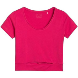 4F Γυναικείο Αθλητικό Crop Top Φούξια 4FRSS25TTSHF2695-54S