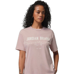 Jordan Brooklyn Graphic Γυναικείο Αθλητικό T-Shirt Μπεζ IF0809-627
