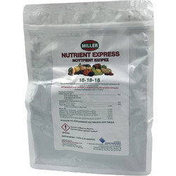 Miller Nutrient Express Κρυσταλλικό Υδατοδιαλυτό Λίπασμα Φυκιών 18-18-18 1kg