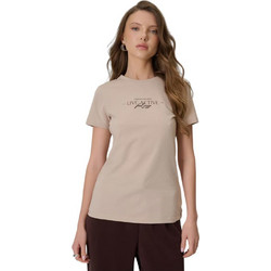 4F Γυναικείο Αθλητικό T-Shirt Μπεζ 4FWSS26TTSHF2742-83S