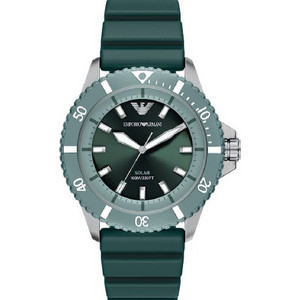 Emporio Armani World Explorer Ανδρικό Ρολόι Solar με Πράσινο Καουτσούκ Λουράκι AR11786 Emporio Armani World Explorer Ανδρικό Ρολόι Solar με Πράσινο Καουτσούκ Λουράκι AR11786