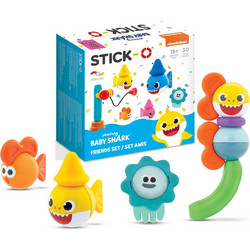 Magformers Stick-O Baby Shark Friends Set