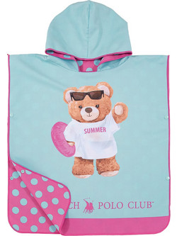 Greenwich Polo Club 5223 Παιδικό Πόντσο Θαλάσσης Microfiber Γαλάζιο 50x115cm