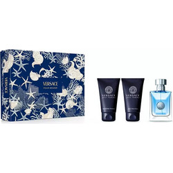 Versace Pour Homme Eau de Toilette 50ml + Shower Gel 50ml + After Shave Balm 50ml