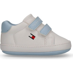 Tommy Hilfiger Βρεφικά Sneakers Αγκαλιάς Άσπρο Γαλάζιο T0B9-34329-1582-X356