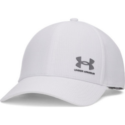Under Armour Ανδρικό Καπέλο Jockey Υφασμάτινο Λευκό 1383440-101