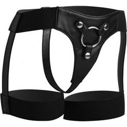 Strap U Bardot Garter Belt Harness Strap On Μαύρο