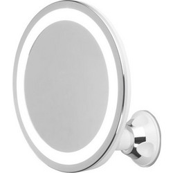Adler AD2168 Καθρέπτης Μακιγιάζ Τοίχου Μεγεθυντικός x5 με Φως Φ20cm