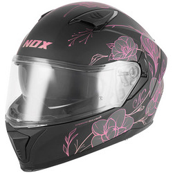 NOX N402 Spring Matt Pink Black Κράνος Μηχανής Full Face