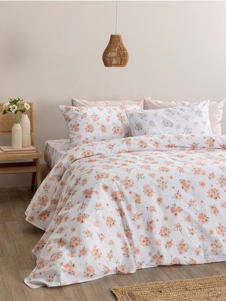 Palamaiki Σετ Σεντόνια Υπέρδιπλα Βαμβακερά 240x260 Fashion Life FL6295