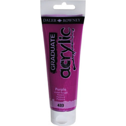 Daler-Rowney Graduate 433 Purple Ακρυλικό Χρώμα Ζωγραφικής 120ml
