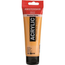 Royal Talens Amsterdam 253 Gold Yellow Ακρυλικό Χρώμα Ζωγραφικής 120ml