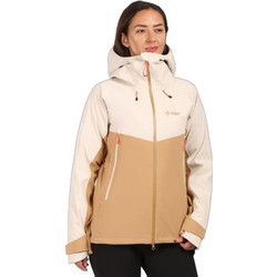 Kilpi Trinity Γυναικείο Μπουφάν Χειμωνιάτικο Softshell Μακρύ Αδιάβροχο Ταμπά ZL0101KI-BEG