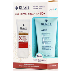 Rilastil Age Repair Cream SPF50 50ml + Aqua Face Cleancer 50ml