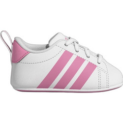Adidas Grand Court Βρεφικά Sneakers Αγκαλιάς Άσπρο Ροζ KI8217