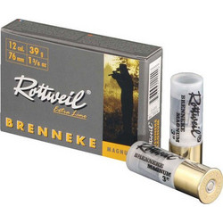 Rottweil Breneke Magnum Φυσίγγια Μονόβολα 12Cal 76mm 39gr 5τμχ
