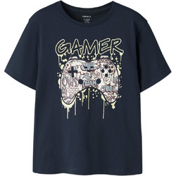 Name It Gamer Παιδικό T-Shirt Κοντομάνικο Navy Μπλε 13259697