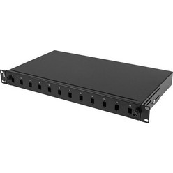 Lanberg FOP1-12SS-LDB Οπτικό Patch Panel Rack 1U 19" 24 Θυρών Unshielded