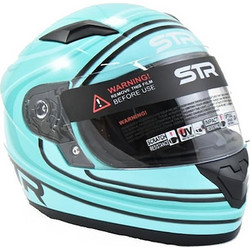 Str J1 Joy Blue Multicolor Κράνος Μηχανής Full Face 1100gr