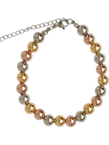 RO Accessories Γυναικείο Βραχιόλι Ασημί & Ροζ Χρυσό BR035