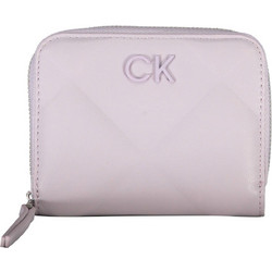 Calvin Klein Μικρό Γυναικείο Πορτοφόλι με Φερμουάρ Λιλά K60K610785-VDQ