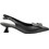 Lodi Γόβες Slingback Δερμάτινες με Λεπτό Χαμηλό Τακούνι & Στρας Μαύρες A-RINO-C1