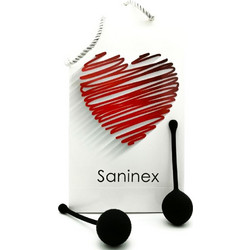 Saninex Clever Σετ Κολπικές Μπάλες Μαύρες 2τμχ