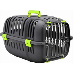 Ferplast Jet 20 Κλουβί Μεταφοράς Σκύλου 57x37x33cm Γκρι Lime