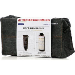 Korres Athenian Grooming Anti-Aging Multi-Defender Recipe 50ml + Barber's Face & Beard Cleanser 250ml