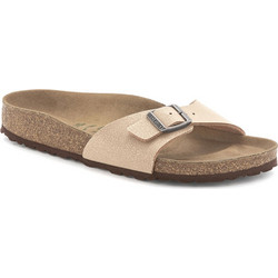 Birkenstock Madrid Δερμάτινα Γυναικεία Σανδάλια Ανατομικά Nude 1020504