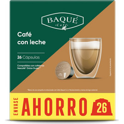 Gusto Κάψουλες Latte Caffe Con Leche Συμβατές με Μηχανή Dolce Gusto 26τμχ